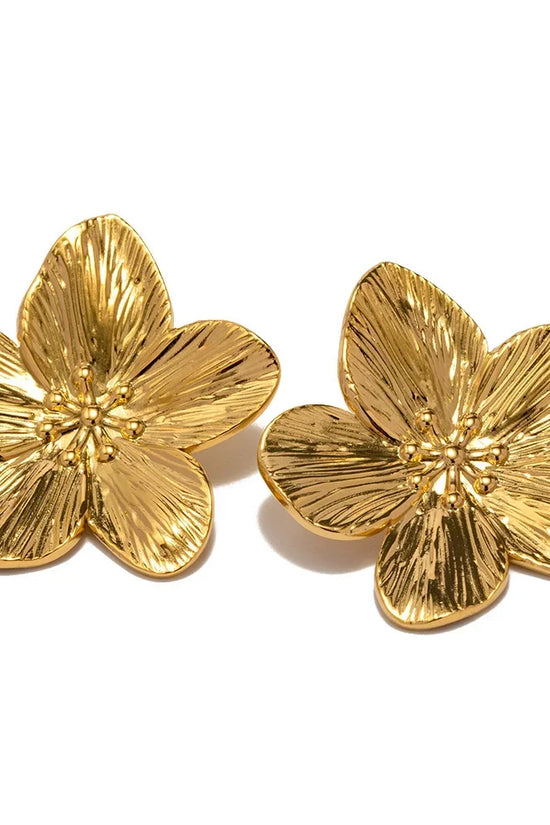 Elegant Guld Finish Blomstørklæder til Damer | Tidløse Statement Smykker til Festlige Begivenheder