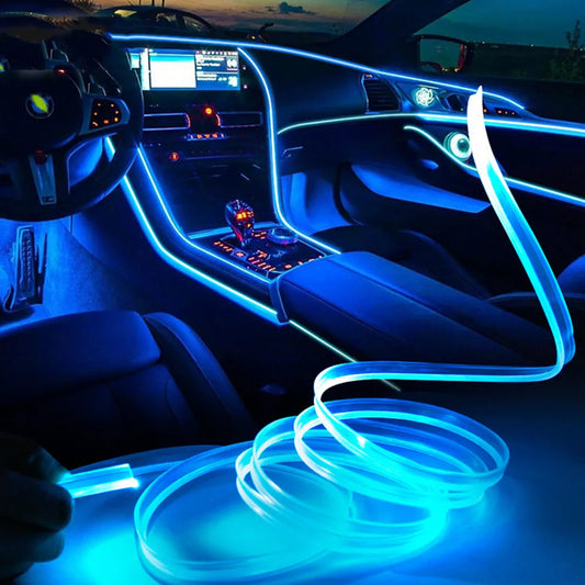 LuxLight LED-Lampe med Farveskift og Dæmper til Stemningslys i Hjemmet, Kontoret og Bilen