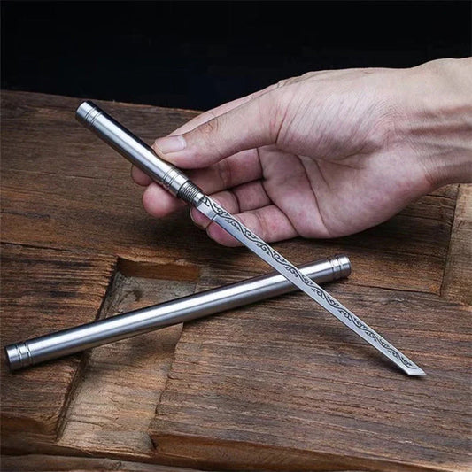 SteelSlice™ Rustfrit Stål Foldersæt – Holdbare Køkkenknive (2-pak)