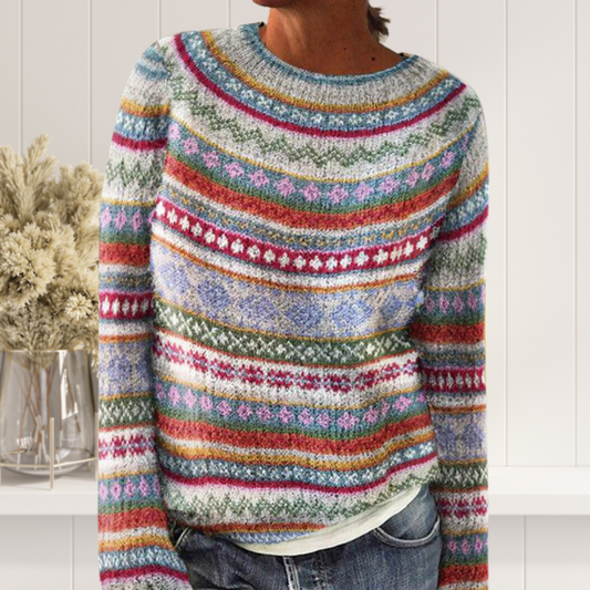 Sweater, Dame, Langærmet, Olivia