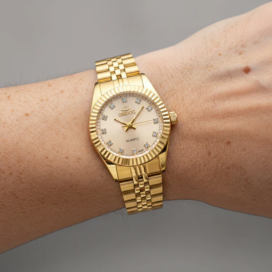 Vivienna Klein Mini Quartz Women's Watch in Gold